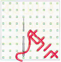 Вышивка крестиком по диагонали. Двойная диагональ справа налево (фото 10)